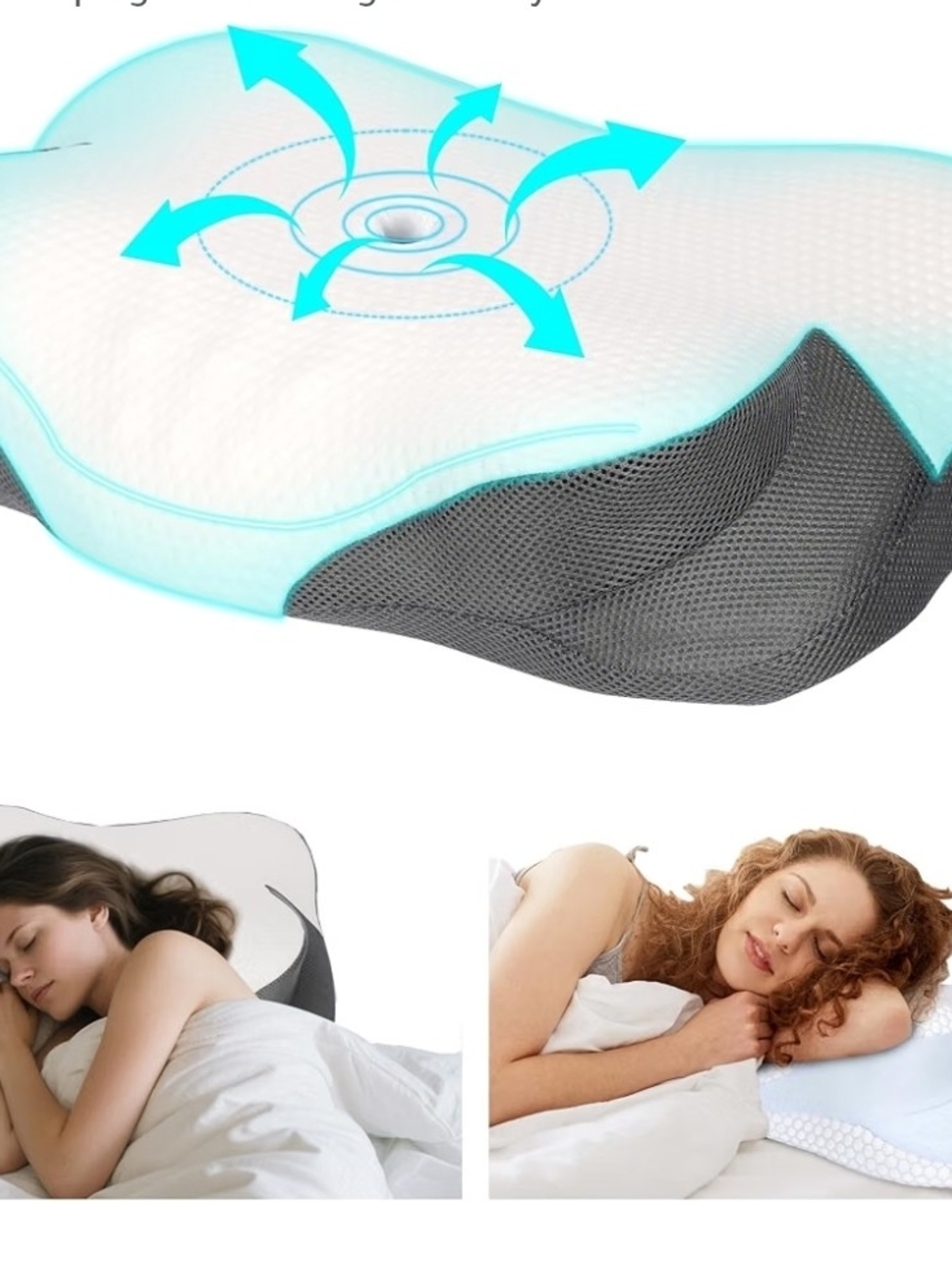 Cervical Neck Pillow for Pain Relief Ergonomic Contour